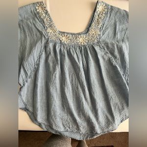 Madewell Jean embroidered butterfly too